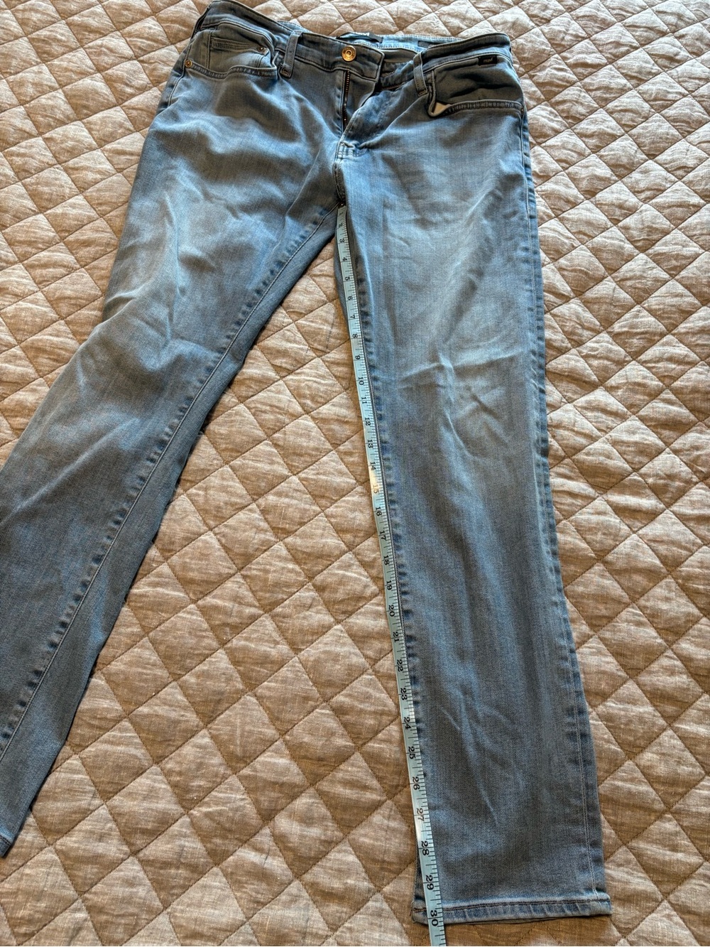 Mavi Slim Straight Men's Jeans in Light Blue Denim